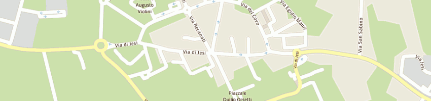 Mappa della impresa casa della bicicletta di principi bruno a OSIMO