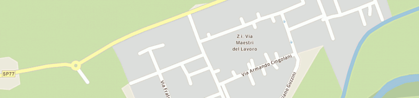 Mappa della impresa clementoni spa a RECANATI