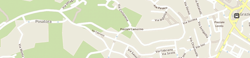 Mappa della impresa parrocchia cristo divino lavoratore a ANCONA
