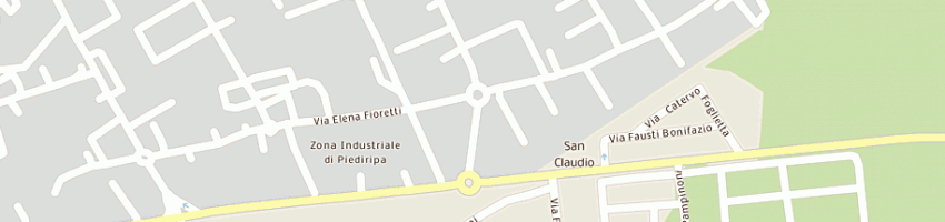 Mappa della impresa tecno gas snc di giustozzi maurizio e c a MACERATA