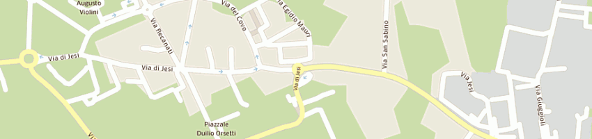 Mappa della impresa baleani vittorio e c snc gb a OSIMO