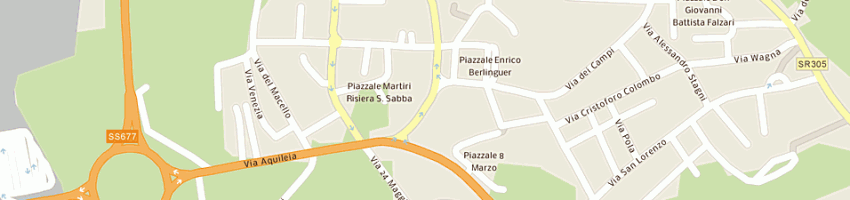 Mappa della impresa jolly bar sas di bonifacio ugo e c a RONCHI DEI LEGIONARI