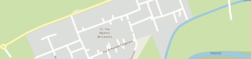 Mappa della impresa semor plast di severini daniela a RECANATI