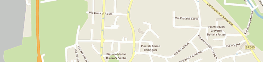 Mappa della impresa anser costruzioni edili di mistruzzi e c srl a RONCHI DEI LEGIONARI