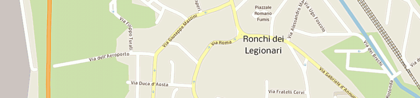 Mappa della impresa misciali benito a RONCHI DEI LEGIONARI