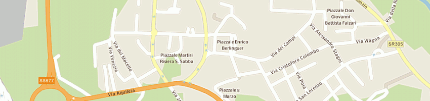 Mappa della impresa de cecco manuela a RONCHI DEI LEGIONARI