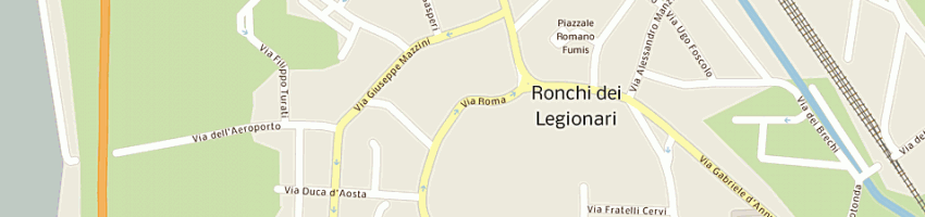 Mappa della impresa spazio telefonico sas a RONCHI DEI LEGIONARI