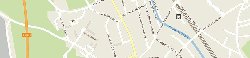 Mappa della impresa lg service sas  a RONCHI DEI LEGIONARI