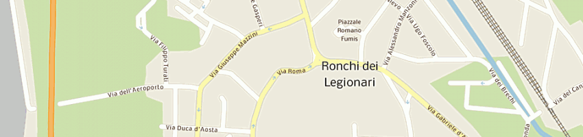 Mappa della impresa donda a RONCHI DEI LEGIONARI