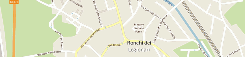 Mappa della impresa bertossi snc di bertossi gianluca e c a RONCHI DEI LEGIONARI