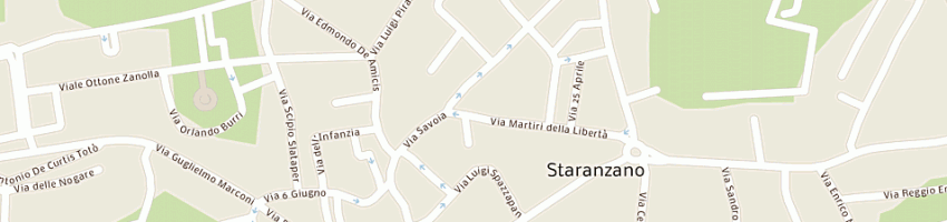 Mappa della impresa bianchin anna e bevilacqua irene snc a STARANZANO