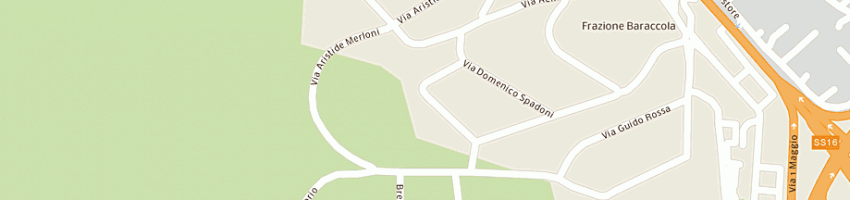 Mappa della impresa centro tendaggi srl a ANCONA
