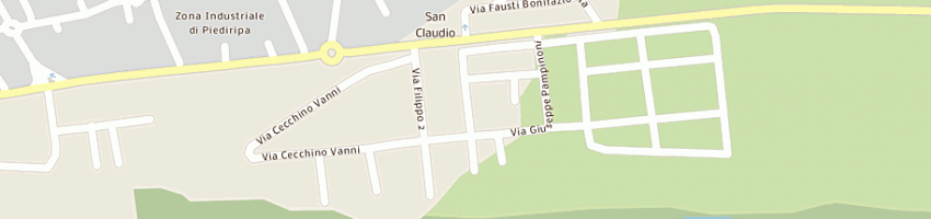Mappa della impresa pagani carlo a CORRIDONIA