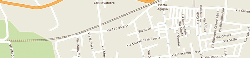 Mappa della impresa laboratorio radio tv e antenne castronovo pietro a BAGHERIA