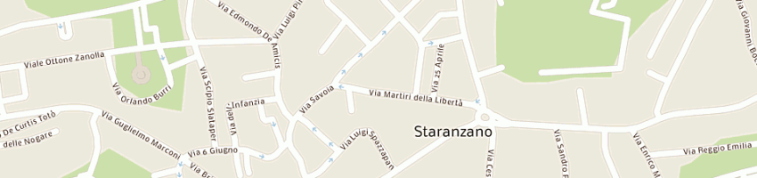 Mappa della impresa mori giuseppina di gerzeli cinzia e c snc a STARANZANO