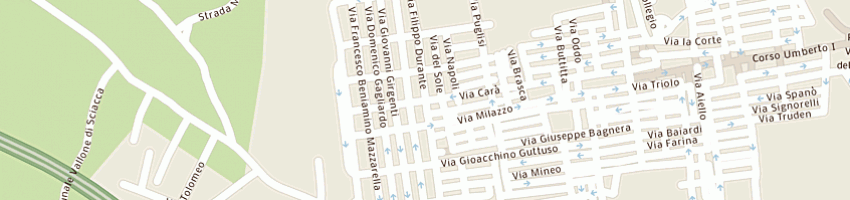 Mappa della impresa corsale salvatore a BAGHERIA
