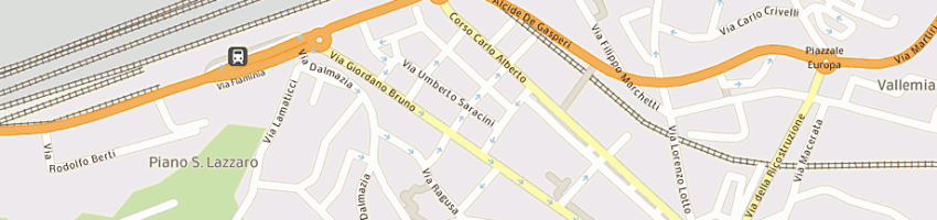 Mappa della impresa badaloni luciano - centro montaggio autoradio a ANCONA