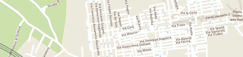 Mappa della impresa poste italiane spa a BAGHERIA