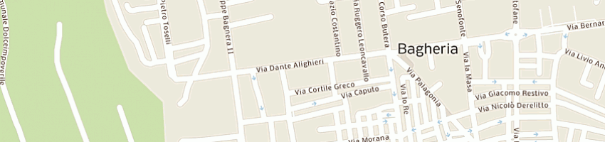 Mappa della impresa bar kilt di orlando salvatore a PALERMO