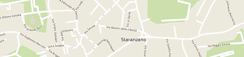 Mappa della impresa acc rucci di miorin laura a STARANZANO