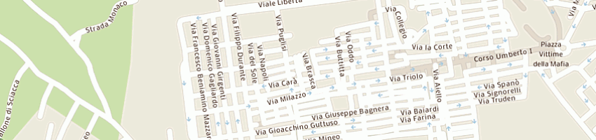 Mappa della impresa costanzo giuseppe a BAGHERIA