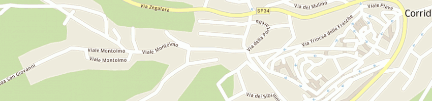 Mappa della impresa art pelle srl a CORRIDONIA