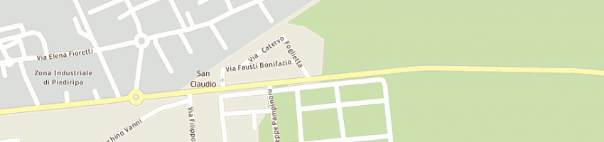Mappa della impresa mancinelli giuseppina a CORRIDONIA