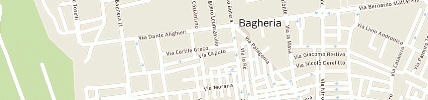 Mappa della impresa tipografia provenzano giuseppe a BAGHERIA