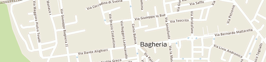Mappa della impresa d'amato leonardo a BAGHERIA
