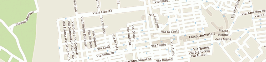 Mappa della impresa associazione nazionale mutilati ed invalidi civili a BAGHERIA