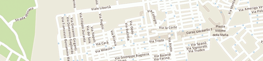 Mappa della impresa tomasello saverio e c sas a BAGHERIA