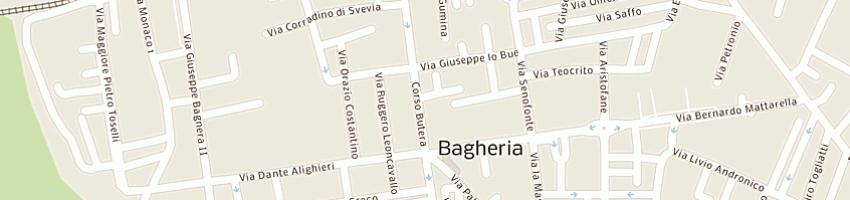 Mappa della impresa panzeca giorgio a BAGHERIA