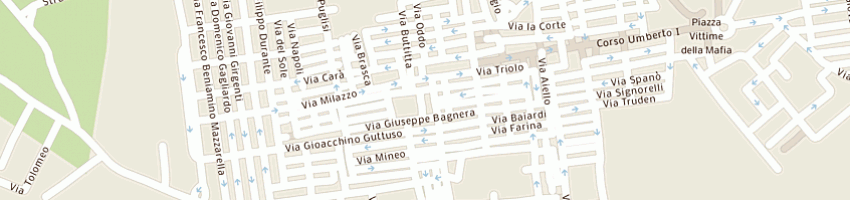 Mappa della impresa la tona pietro a BAGHERIA