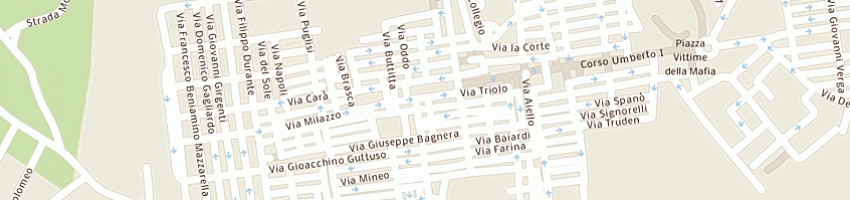 Mappa della impresa di pasquale gregorio a BAGHERIA