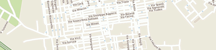 Mappa della impresa zangara umberto a BAGHERIA