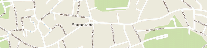 Mappa della impresa trattoria al piron a GORIZIA