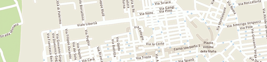 Mappa della impresa farmacia di fede antonina a BAGHERIA