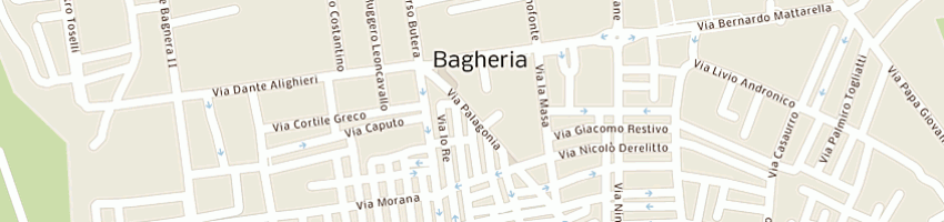 Mappa della impresa il barone di munchhausen di pintacuda sergio e c s n c a BAGHERIA