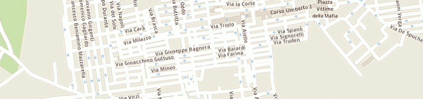 Mappa della impresa patronato encal-ente nazionale confederale assistenza l a BAGHERIA