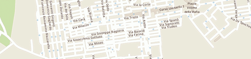 Mappa della impresa lo galbo fratelli a BAGHERIA
