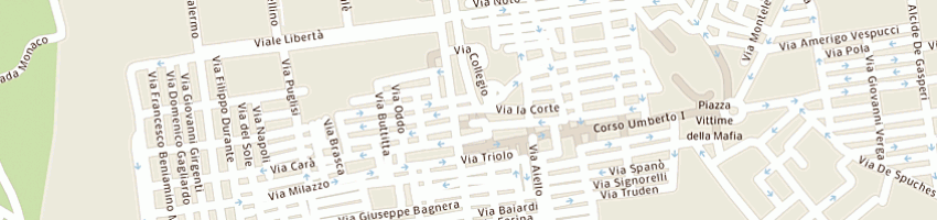 Mappa della impresa carollo giuseppe a BAGHERIA