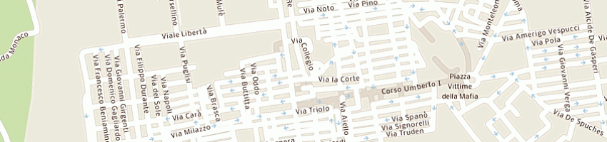 Mappa della impresa autoscuola musotto di modica giuseppina a BAGHERIA