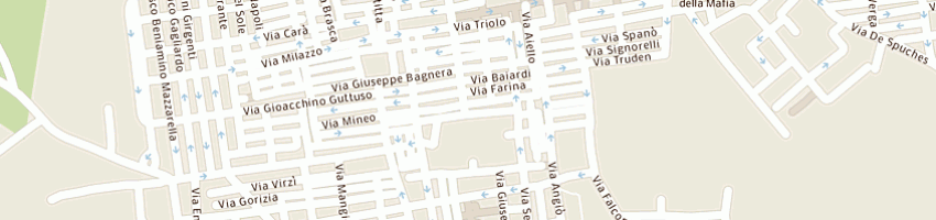Mappa della impresa private club di lo cascio rosalia a BAGHERIA