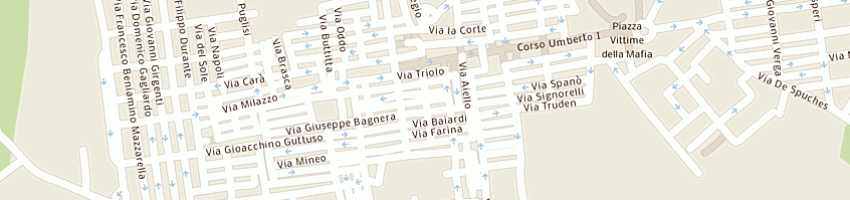 Mappa della impresa buttitta michele a BAGHERIA