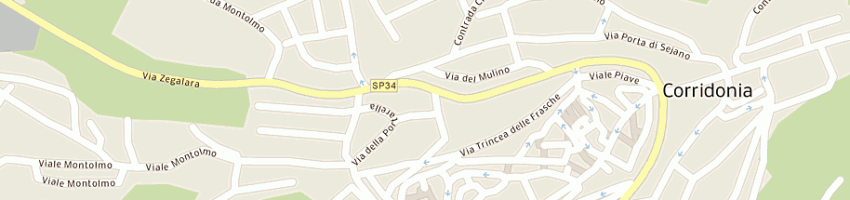 Mappa della impresa trivellini mobili sncdi trivellini agostino e c a CORRIDONIA