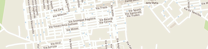 Mappa della impresa alioto luigi a BAGHERIA