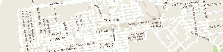 Mappa della impresa farmacia mancuso drsergio a BAGHERIA
