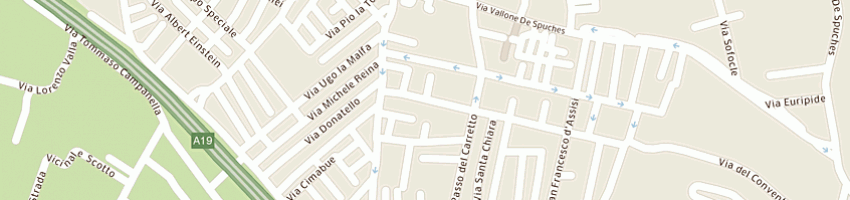 Mappa della impresa top service di lo bue alfredo a BAGHERIA