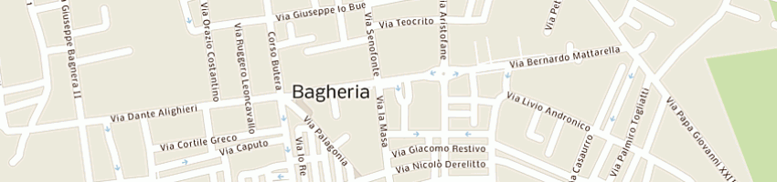Mappa della impresa arioti giuseppina a BAGHERIA