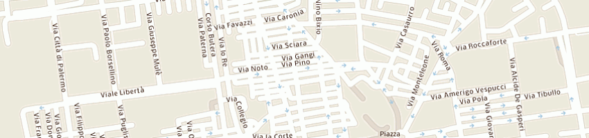 Mappa della impresa impellizzeri maurizio a BAGHERIA